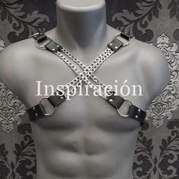 Arnés cruzado con cadenas - Imagen 1