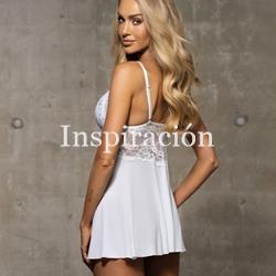 Babydoll blanco 08100 - Imagen 2
