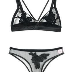 Conjunto de transparencias y bordados Lace - Talla M - Imagen 2