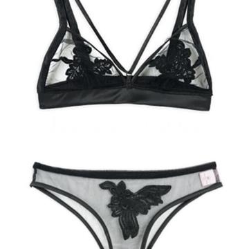 Conjunto de transparencias y bordados Lace - Talla M - Imagen 2