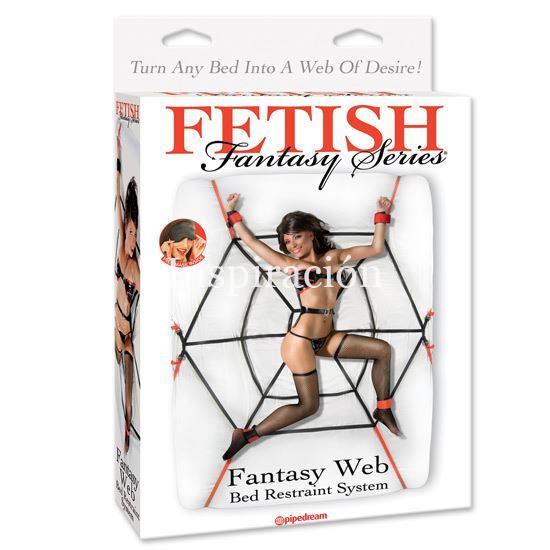 Esposas telaraña para cama "Fantasy Web" - Fetish Fantasy - Imagen 1