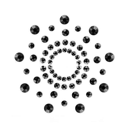 Joyas adhesivas para el cuerpo Cubrepezones negro - Nipple covers black - Imagen 1