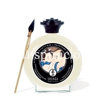 Pintura corporal "Chocolate blanco y vainilla" - SHUNGA - Body painting "Vanilla and chocolate" - Imagen 1