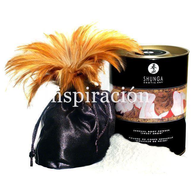 Polvos de miel "Sentimiento de frambuesa" - SHUNGA - Body powder sweet snow "Raspberry feeling" - Imagen 1