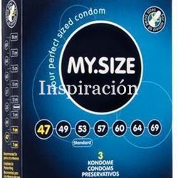 Preservativos "My Size" Talla 47, 3 unidades - MY.SIZE - Imagen 1