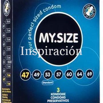 Preservativos "My Size" Talla 47, 3 unidades - MY.SIZE - Imagen 1