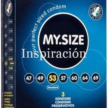 Preservativos "My Size" Talla 53, 3 unidades - MY.SIZE - Imagen 1