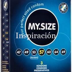 Preservativos "My Size" Talla 57, 3 unidades - MY.SIZE - Imagen 1