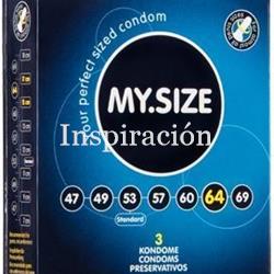 Preservativos "My Size" Talla 64, 3 unidades - MY.SIZE - Imagen 1