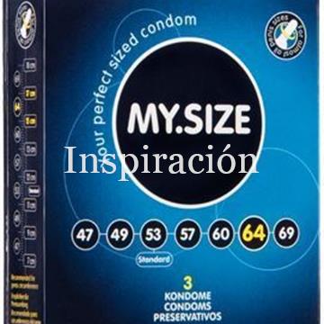 Preservativos "My Size" Talla 64, 3 unidades - MY.SIZE - Imagen 1
