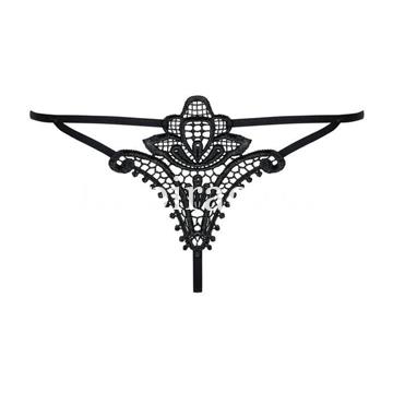 Tanga "Luiza" Color negro - Obsessive - Imagen 1