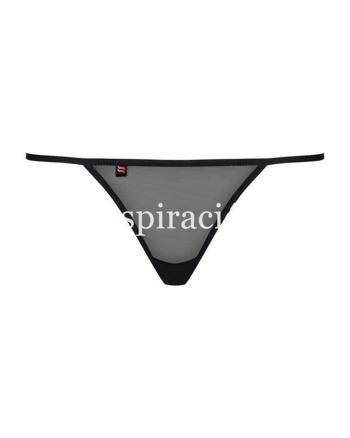 Tanga "Luiza" Color negro - Obsessive - Imagen 2